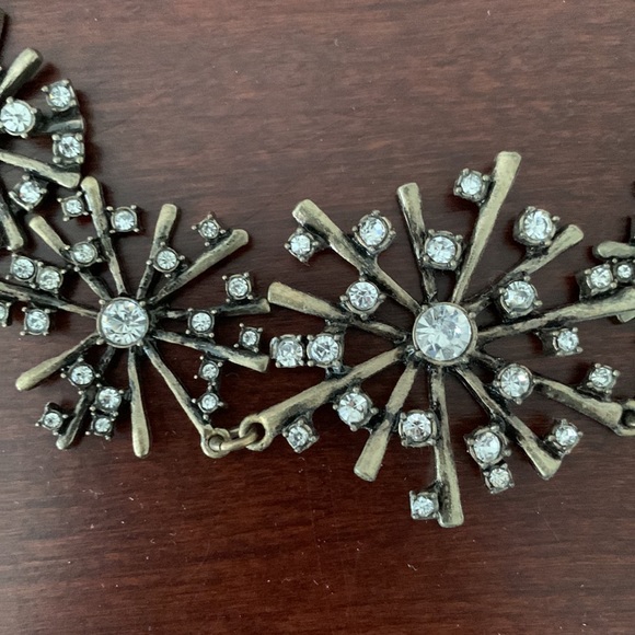 LOFT Snowflake Statement Necklace New With Tag - Picture 5 of 8